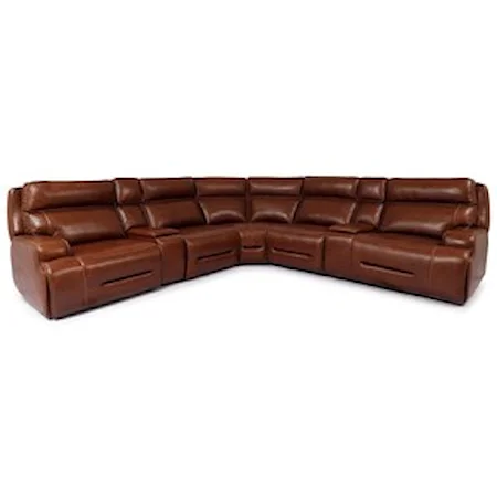 Transitional Reclining Sectional