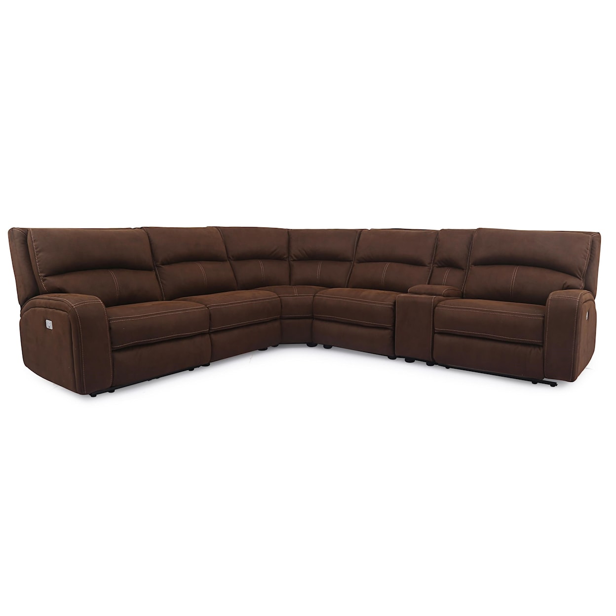 Cheers 5168HM 6-Piece Power Reclining Sectional