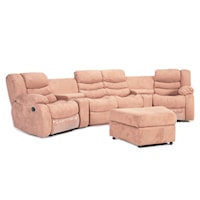 Home Theater Sectional With Ottoman