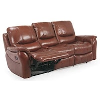 Reclining Sofa with Pillow Arms