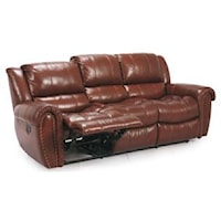 Reclining Sofa with Nailhead Trim