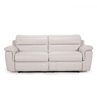 Dual Reclining Leather Sofa