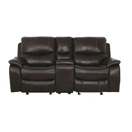 Reclining Loveseat with Console