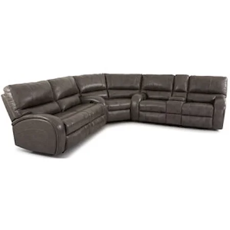 Power Reclining Sectional with Electric Console