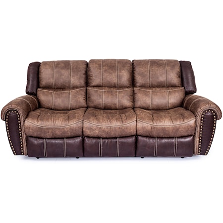 Casual Reclining Sofa