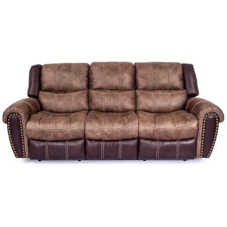 Casual Reclining Sofa