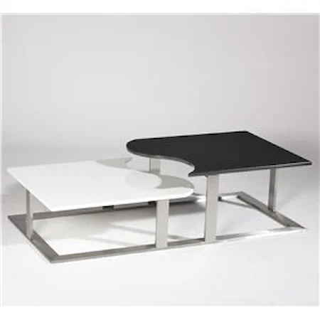 Black & White Cocktail Table