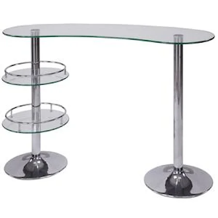 Bar w/ Glass Top