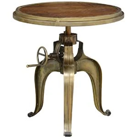 Medium Brown Crank Pub Table