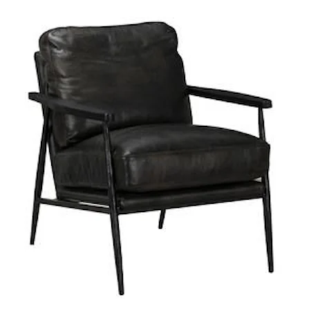 CHRISTOPHER CLUB CHAIR BLACK