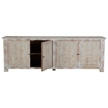 4 Door Reclaimed Pine Sideboard