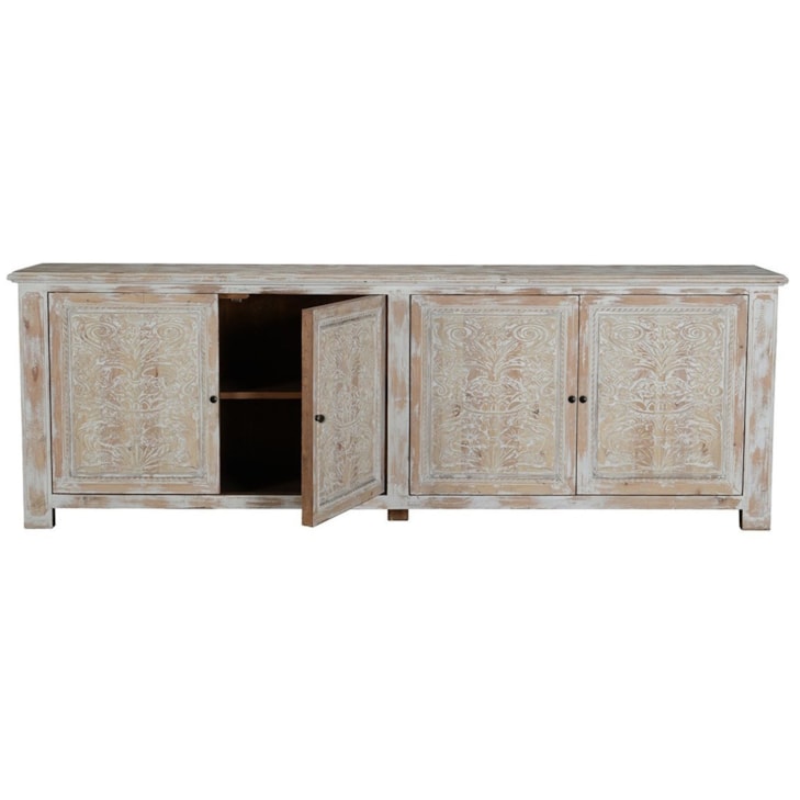 Classic Home Cortland 4 Door Reclaimed Pine Sideboard