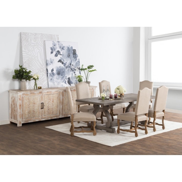 Classic Home Cortland 4 Door Reclaimed Pine Sideboard