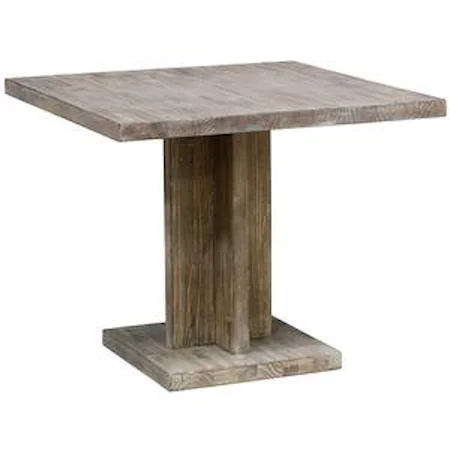 Rectangular Single Pedestal Dining Table
