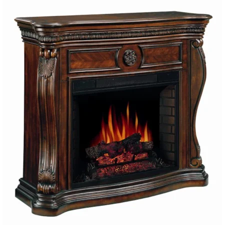 55" Wall Mantel & Electric Insert