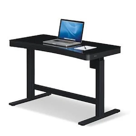 Power Adjustable Height Desk in Black