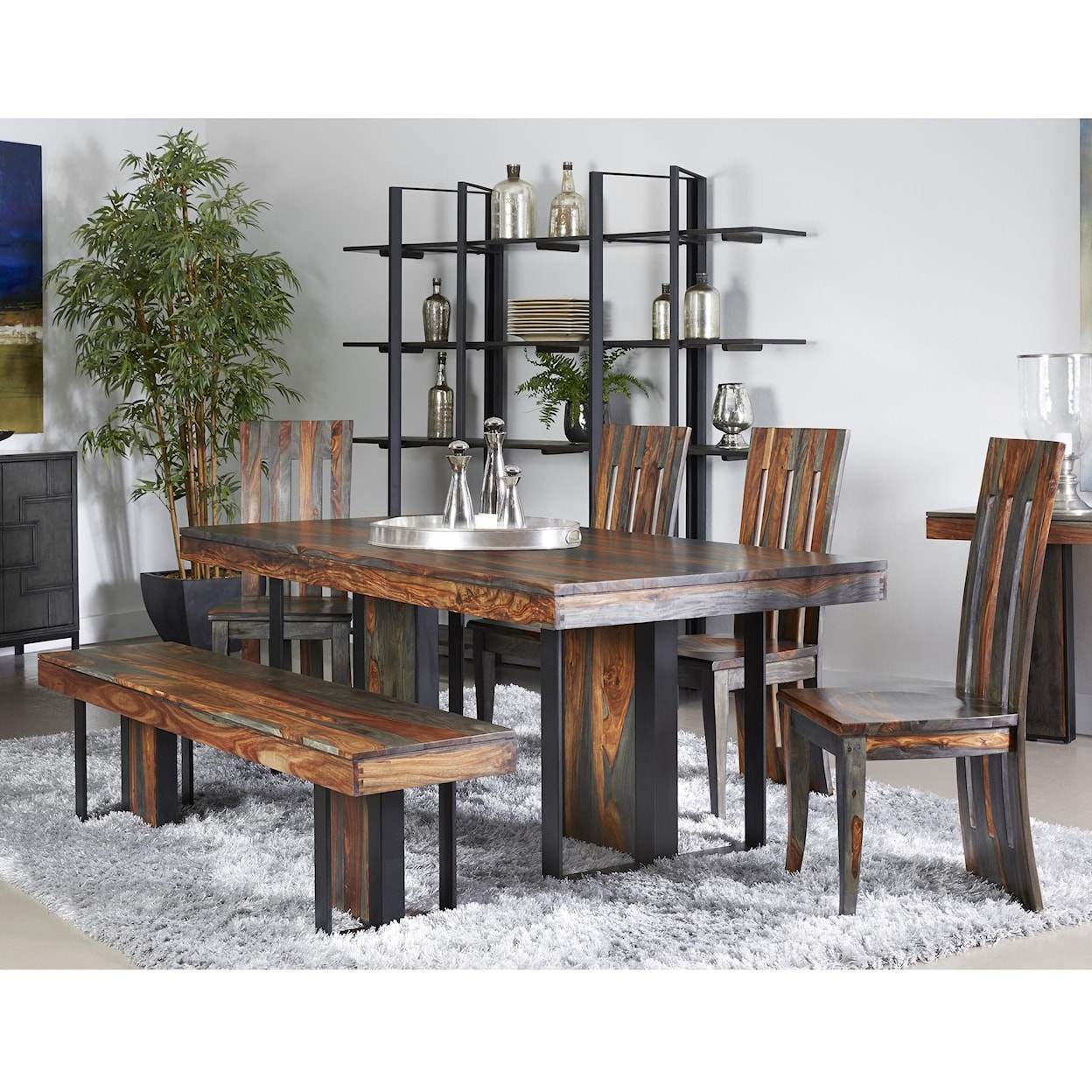 Coast2Coast Home Sierra Table and Chair Set with Bench
