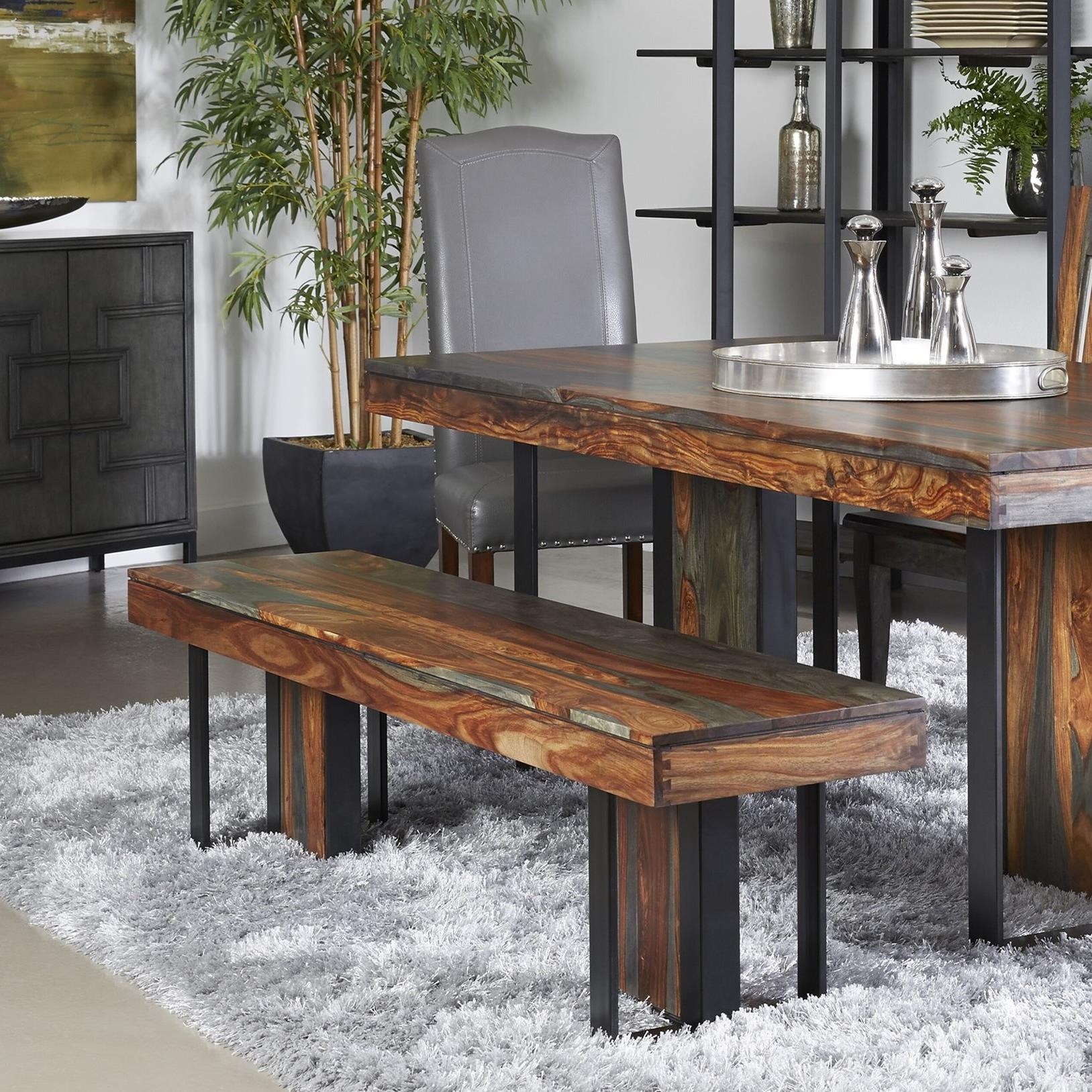 Coast2Coast Home Sierra 37112 Rustic Dining Bench Baer's Furniture