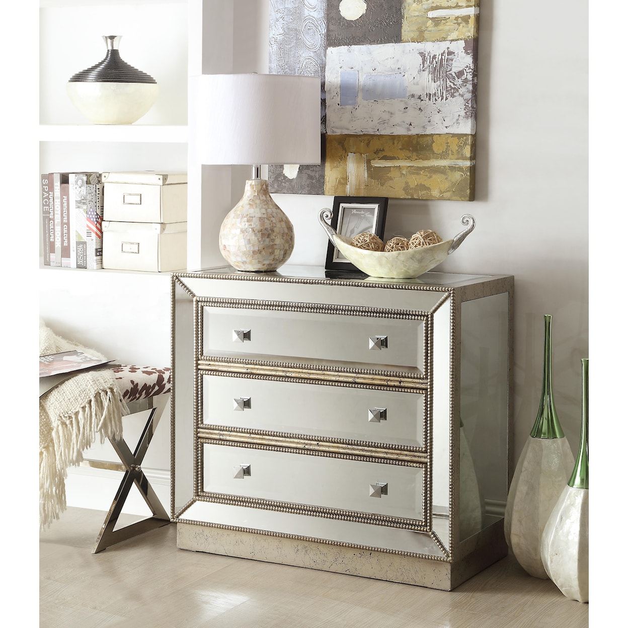 Coast2Coast Home Accents by Andy Stein Three Drawer Chest