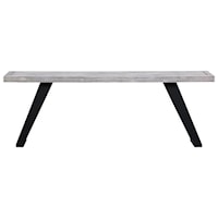 Contemporary Counter-Height Dining Bench