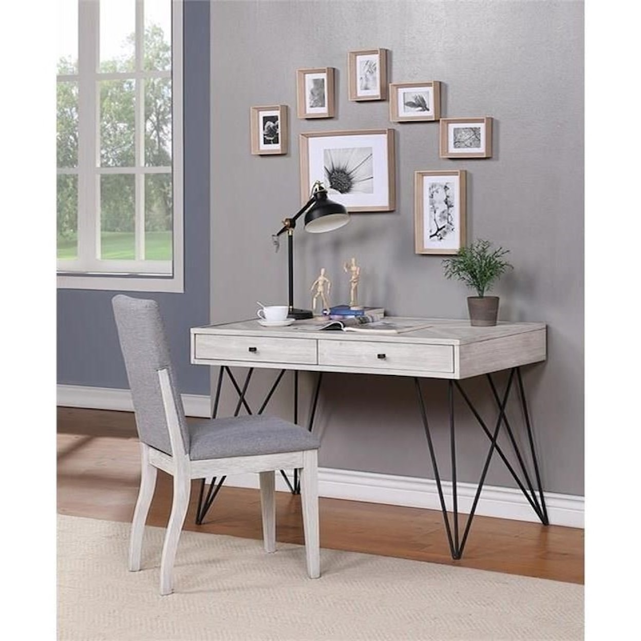 Coast2Coast Home Aspen Court II 2-Drawer Writing Desk