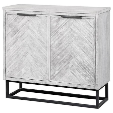 Contemporary Two Door Cabinet