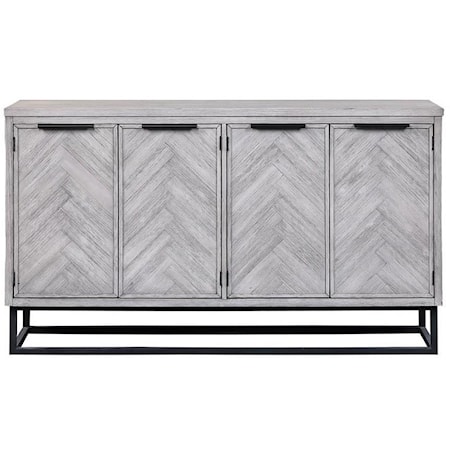 4-Door Media Credenza