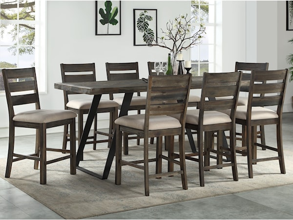 9-Piece Counter-Height Table and Chair Set