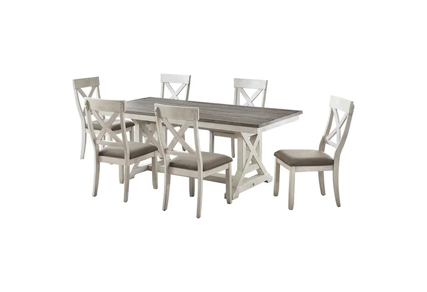 Bar Harbor II 7-Piece Table and Chair Set by Coast2Coast Home at Johnny Janosik