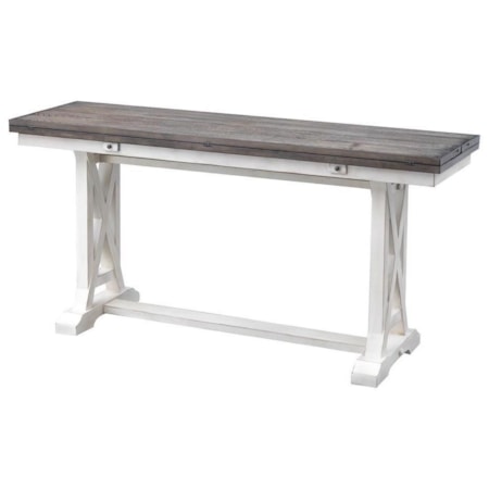 Farmhouse Style Fold Out Console