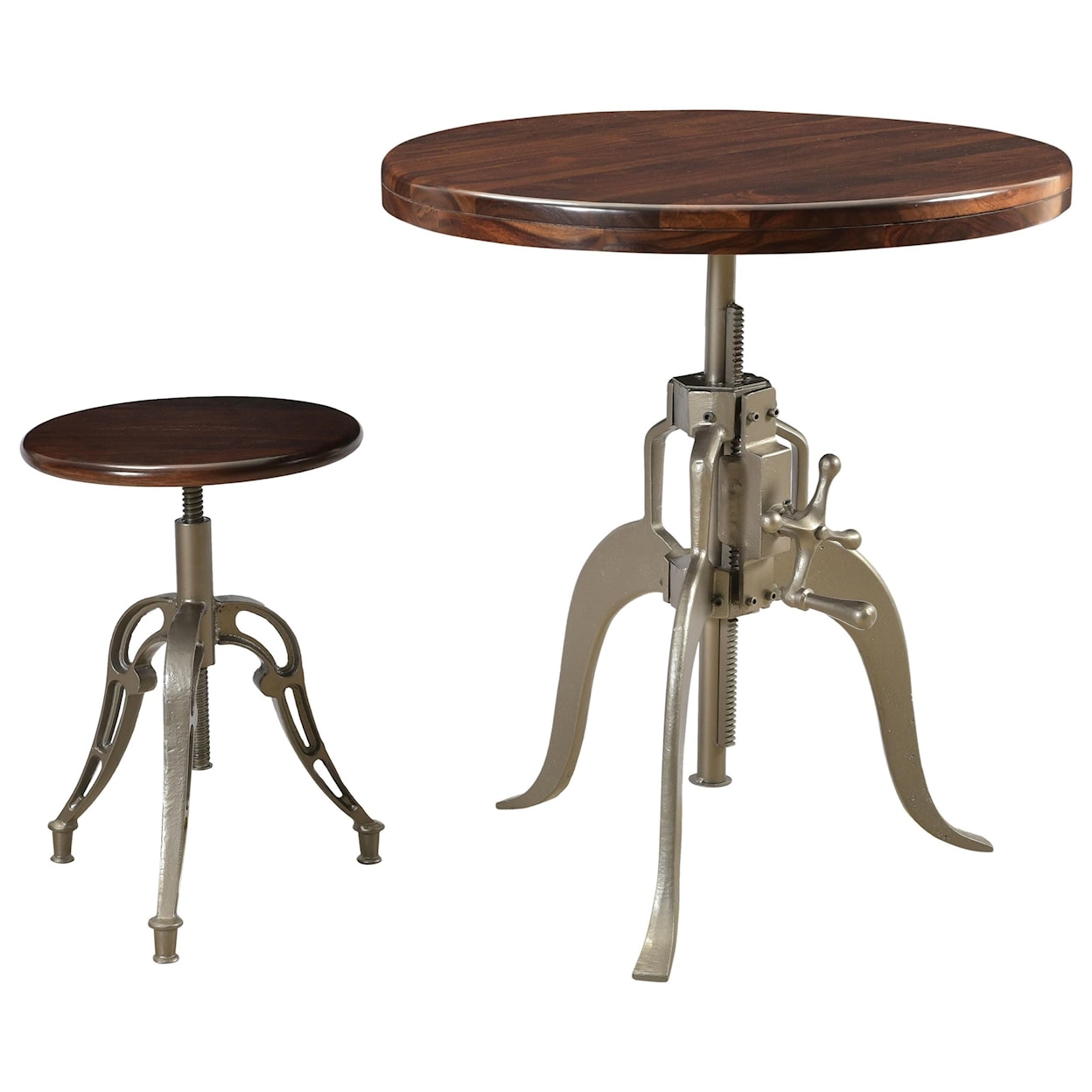 C2C Bristol Round Adjustable Barstool