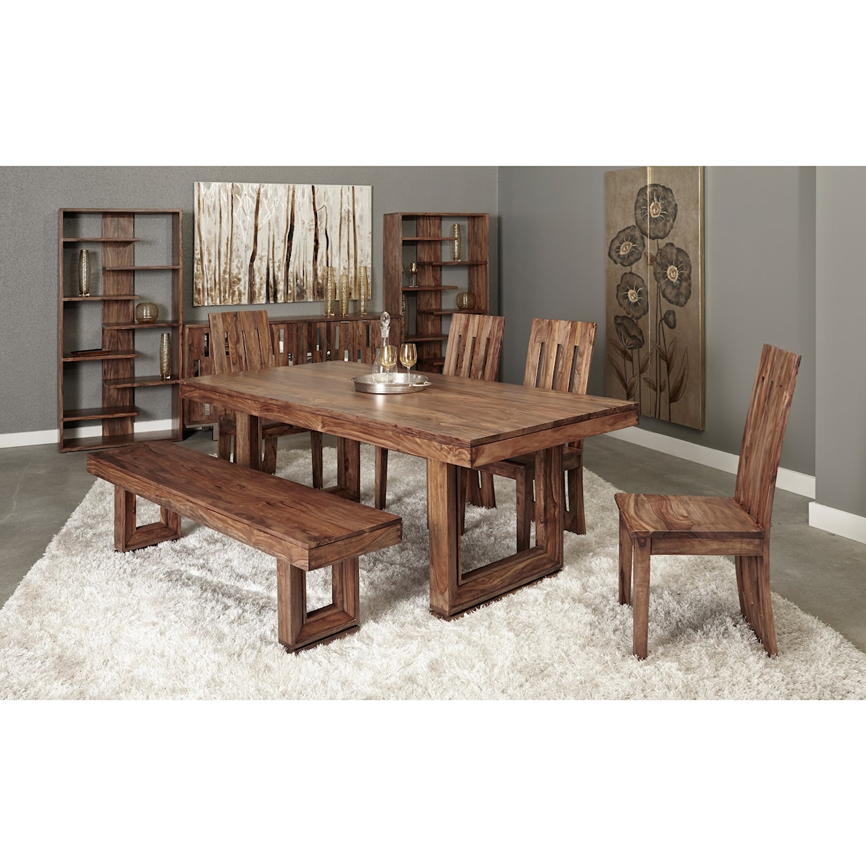 Carolina Accent Brownstone Dining Room Group
