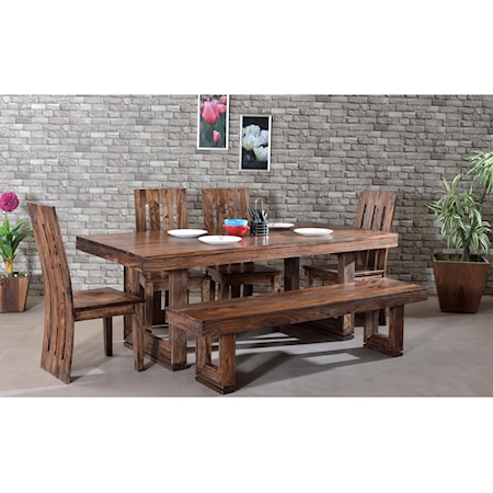 6 Piece Table & Chair Set