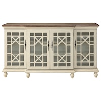 Cottage 4-Door Credenza