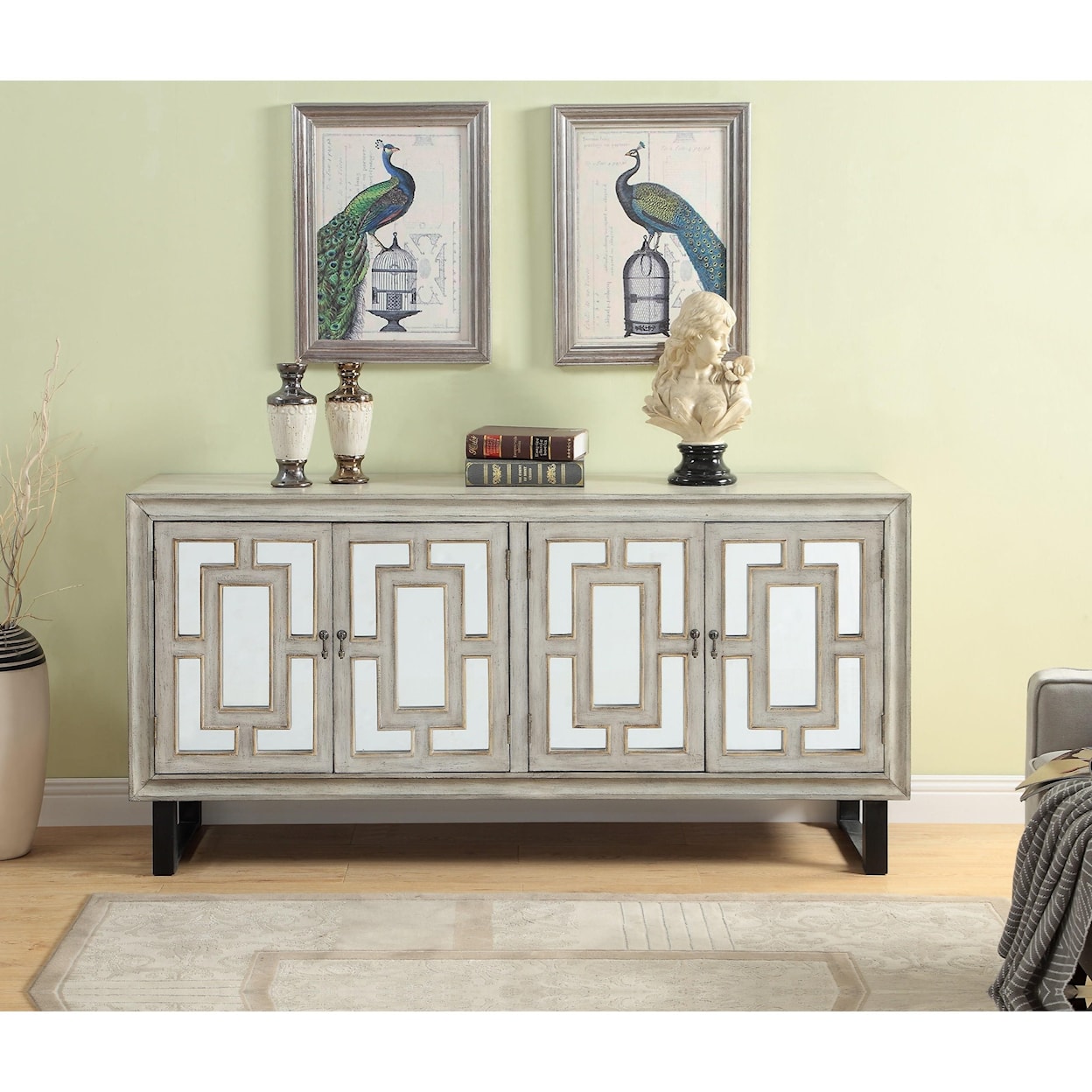 C2C C2C Accents Four-Door Credenza