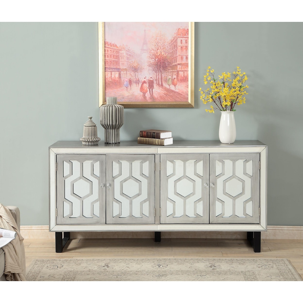 C2C C2C Accents 4-Door Credenza