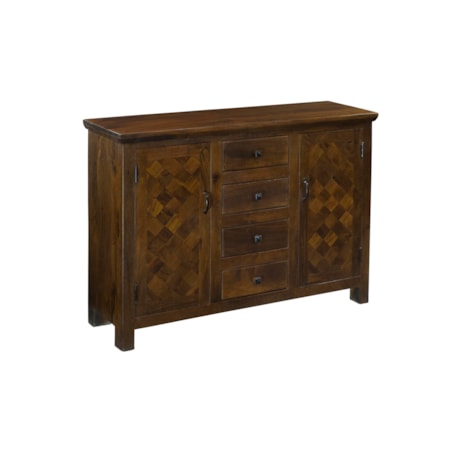 Four Drawer Two Door Sideboard