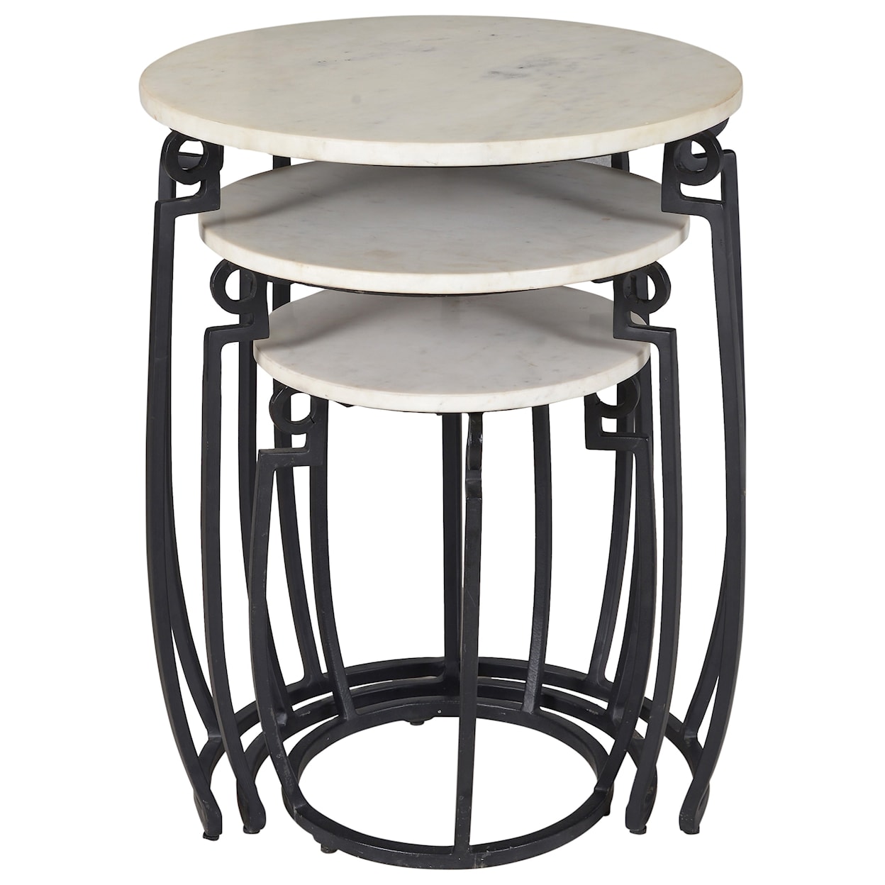 C2C C2C Accents Set of 3 Nesting Tables