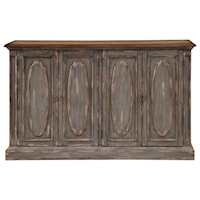 Transitional 4-Door Credenza