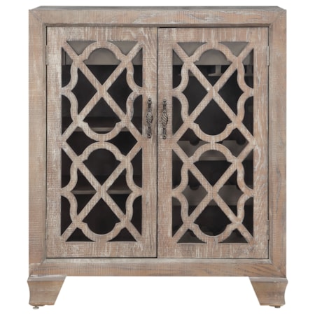 Relaxed Vintage Two Door Wine Cabinet