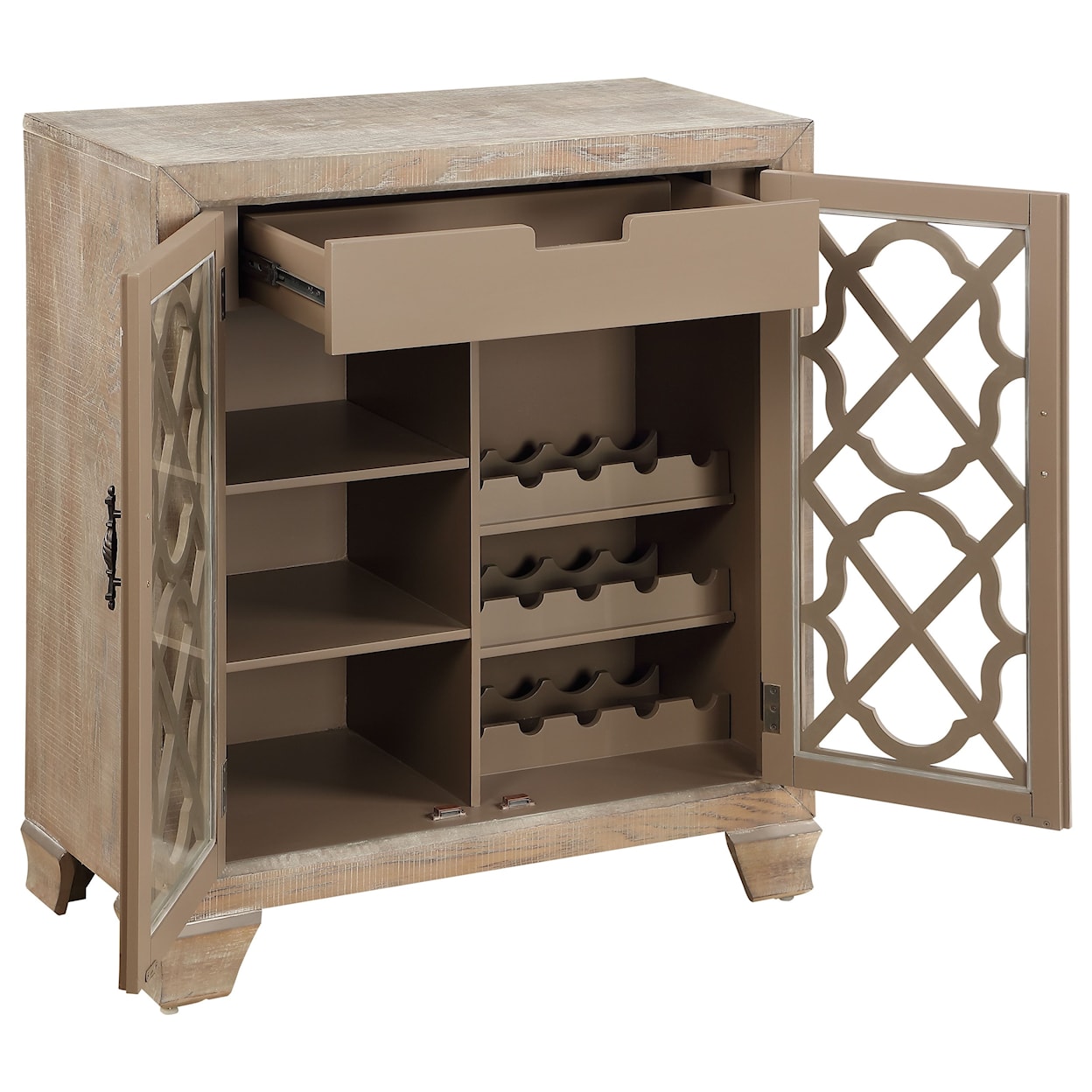 Carolina Accent Coast to Coast Accents 2-Door Wine Cabinet