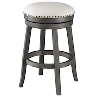 Transitional Swivel Counter Stool