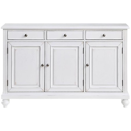 Transitional 3-Door 3-Drawer Credenza