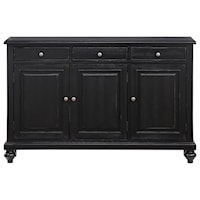 Transitional 3-Door 3-Drawer Credenza