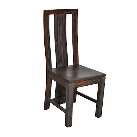 Slat Back Dining Side Chair