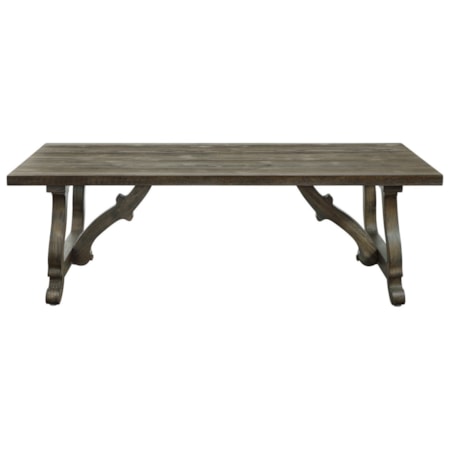 Traditional Rectangular Cocktail Table