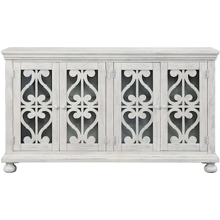 Four Door Media Credenza