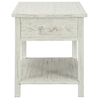 Coastal 1-Drawer End Table