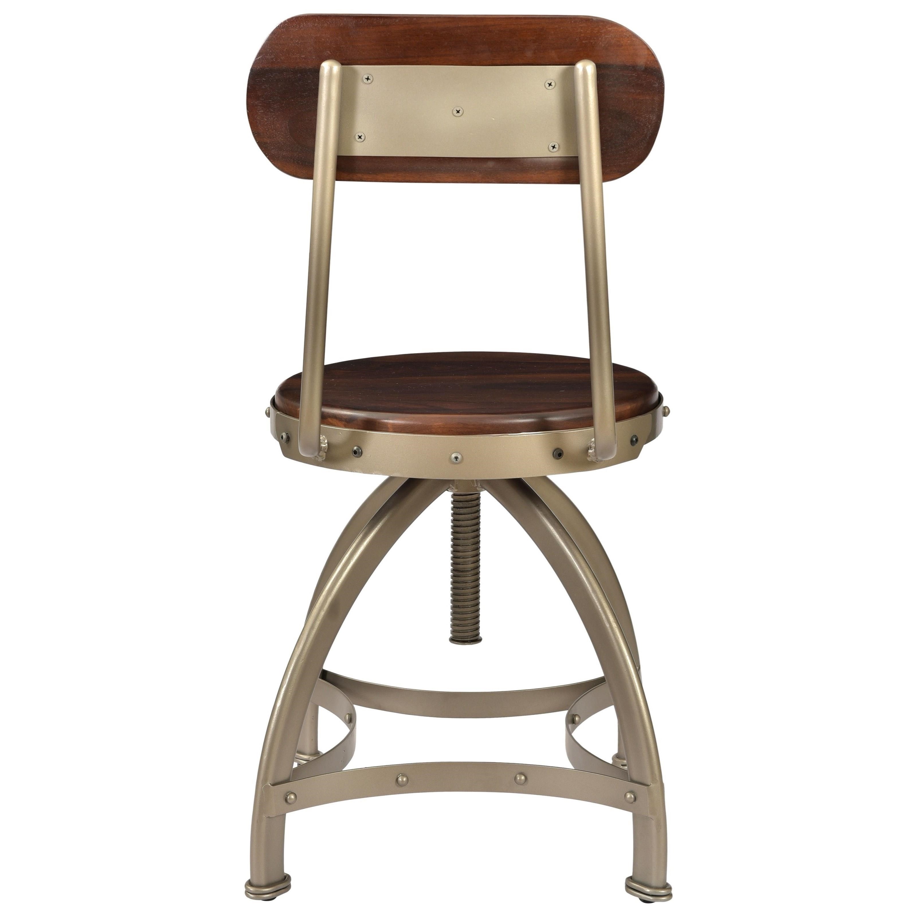 Threshold adjustable store bar stool