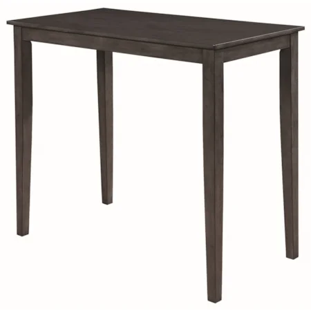 Casual Bar Height Pub Table